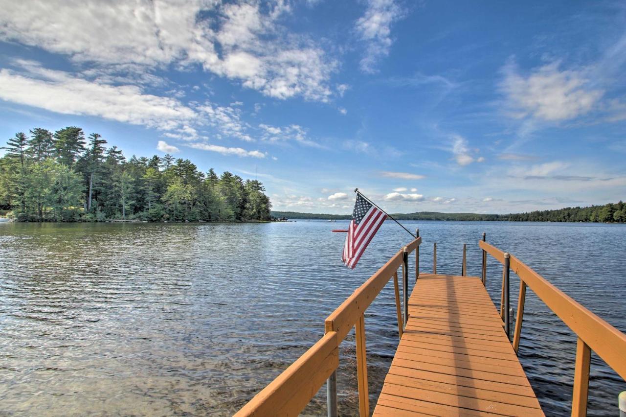 Family Cabin With Beach Access On Panther Pond Raymond Luaran gambar