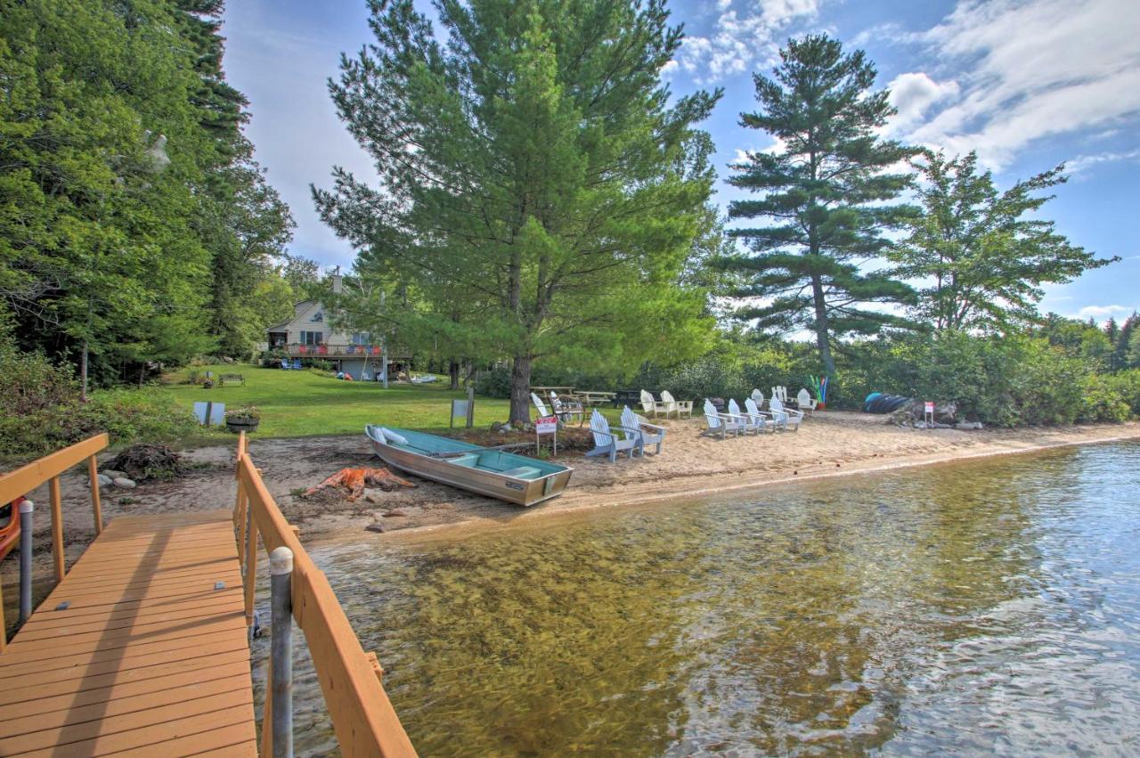 Family Cabin With Beach Access On Panther Pond Raymond Luaran gambar