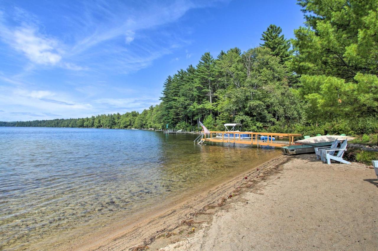 Family Cabin With Beach Access On Panther Pond Raymond Luaran gambar